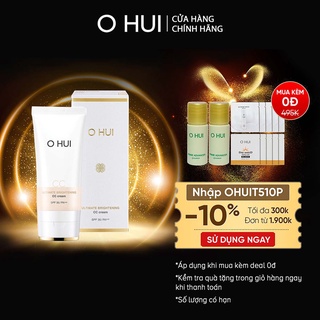 [Mã VISAPREMIUM giảm 150K]Kem nền CC Cream mỏng nhẹ hiệu chỉnh sắc da tối ưu OHUI Ultimate Britening SPF35+/PA++++ 45ml