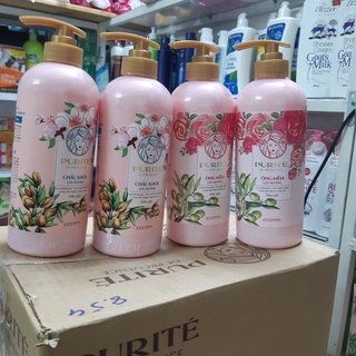 Dầu Gội Purite Anh Đào .hoa hồng 600ml mẫu mới