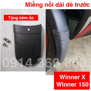 Miếng nối dài dè chắn bùn trước Winner X 150 kèm ốc