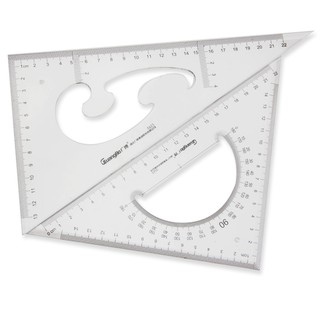 Bộ thước eke 25cm Guangbo CB5625