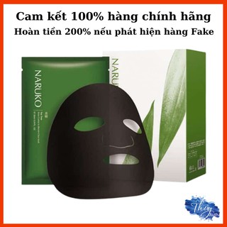 [ Bản Đài ] Mask Naruko Trà Tràm Mặt Nạ Trà Tràm Dành Cho Da Mụn Hộp 8 Miếng – Tea Tree Shine Control and Blemish Clear