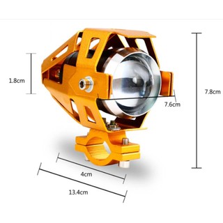 Đèn Led trợ sáng cho xe máy U5 King Mart siêu bền