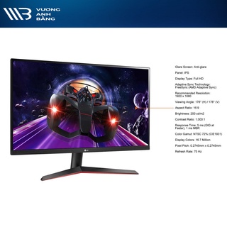 Màn hình Gaming LCD 24” LG 24MP60G- Hàng chính hãng