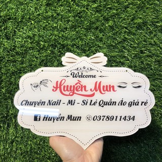 Bảng hiệu shop in theo yêu cầu_ Bảng hiệu xinh giá rẻ_ Decor cửa hàng