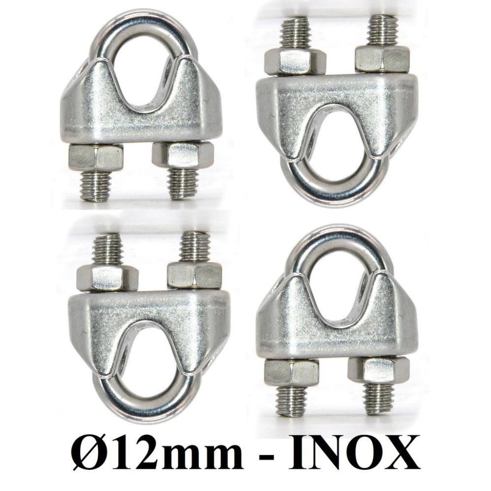 Cóc khóa cáp Ø [ 12mm ] INOX