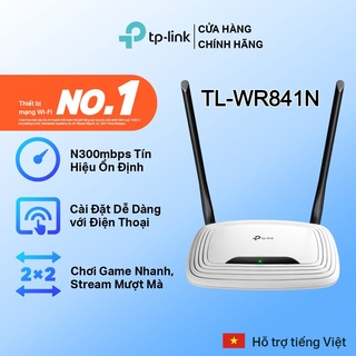 Thiết Bị Mạng Router Wifi TP-LINK TL-WR841N Chuẩn N Tốc Độ 300Mbps