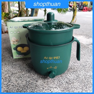 Nồi nấu đa năng AI QI PEI DZG18 size 188cm - có xửng hấp, nấu lẩu, nấu mì, luộc trứng