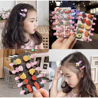 Vỉ 5 kẹp hình dễ thương cho bé gái