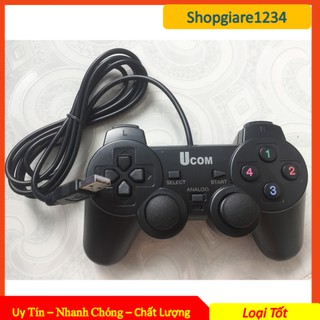 Tay cầm chơi game cho PC, Laptop, Android box - Ucom 208-2 (hàng chính hãng)