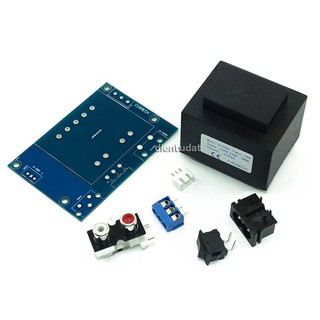 Bộ Chuyển Nguồn 220VAC Ra Nguồn Đôi 12VAC - Tích hợp Jack Chuyển AV Ra Header 3 Pin