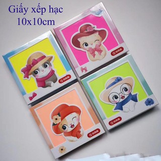 Tập giấy xếp (gấp) hạc 80 tờ nhiều màu xinh xắn DTOline