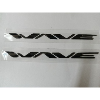 Bộ chữ nổi Wave hàng theo xe nhập thái đen bóng