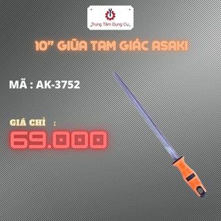 10" Giũa tam giác Asaki AK-3752