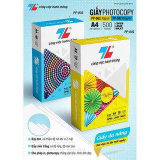 Giấy Photo Thiên Long A4 cam kết hàng đúng mô tả chất lượng đảm bảo an toàn đến sức khỏe người sử dụng đa dạng mẫu mã