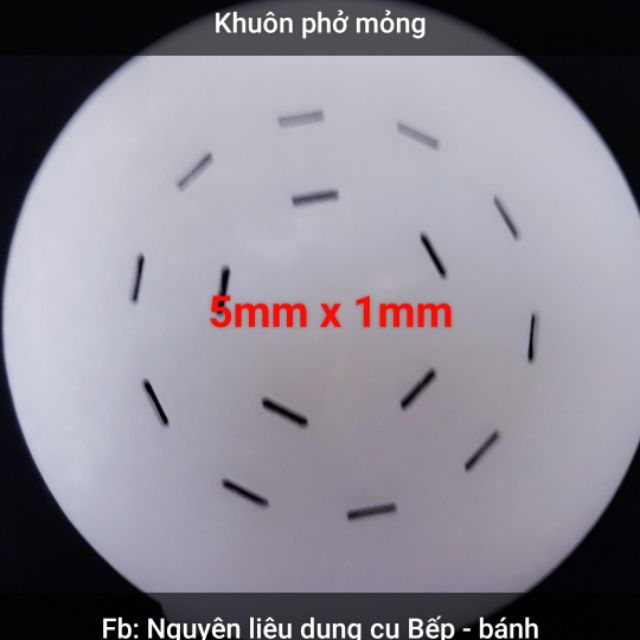 Khuôn phở mỏng 5mm