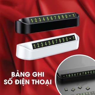 [Mã LIFEAUMAY giảm 10% tối đa 30k đơn 150k] Bảng ghi số điện thoại BB cho xe ô tô khi dừng đỗ - mẫu bập bênh
