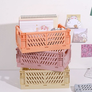 Hộp đựng lưu trữ trang trí bàn học, bàn làm việc có thể gấp gọn