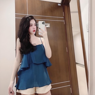 áo hai dây nữ tầng nhiều màu chất đẹp