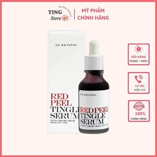 Tinh Chất Tẩy Da Chết Hóa Học  So' Natural Red Peel Tingle Serum 35ml
