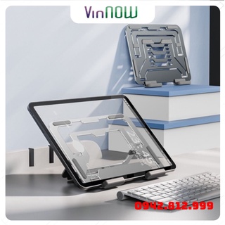 Kệ Đỡ iPad, Máy Tính Bảng, Laptop T320  Gấp Gọn  Hỗ Trợ Tản Nhiệt Tốt Từ Nhôm Cao Cấp.