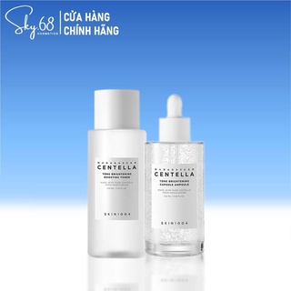 Combo Làm Sạch, Dưỡng Trắng Da Chuyên Sâu Skin1004 Madagascar Centella Brightening (Toner 210ml + Serum 100ml) - Trắng