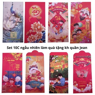 Phong bao lì xì 2022 Araxie phong bì lì xì tết hot trend năm mới nhiều mẫu đẹp dễ thương ALX-013