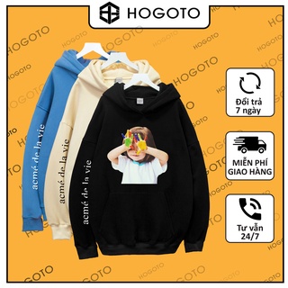 Áo Nỉ HOODIE ADLV TAY SƠN Hogoto shop , áo nỉ bông hoodie unisex nam nữ