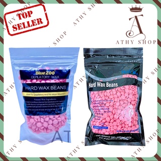 SÁP WAX LÔNG 100G HARD WAX BEANS BLUE ZOO, hạt đậu tẩy lông Bluezoo, hair remover bean