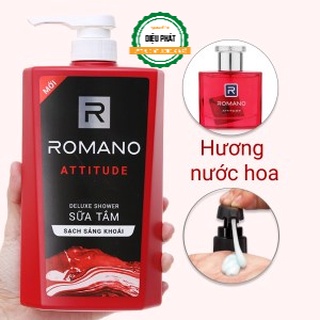 ⚡️ Sữa Tắm Nước Hoa Romano Attitude Sạch Sảng Khoái 650g