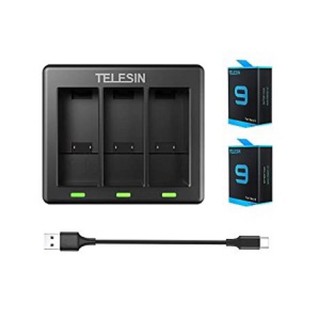 [Mã SKAMSALE03 giảm 10% đơn 200k] Sạc và pin gopro 9 telesin chính hãng metrophone