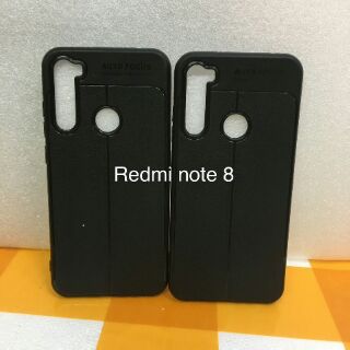 Ốp lưng silicon Redmi note 8 giả da, chống sốc Auto Focus