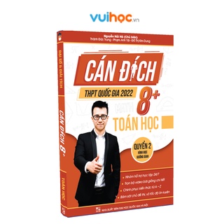 Sách - Cán đích 8+ Luyện Thi THPT QG 2022 Môn Toán Hình Học Không Gian