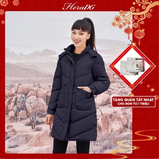 Áo phao nữ 3 lớp dáng dài HeraDG - WJK20005