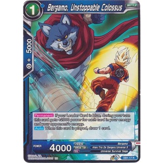 Thẻ bài Dragonball - TCG - Bergamo, Unstoppable Colossus / EB1-17'