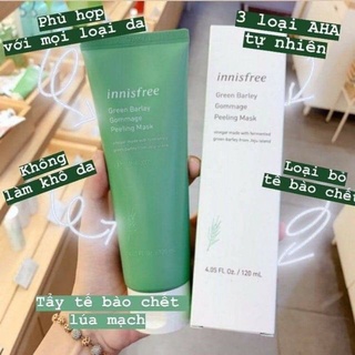 TẨY TẾ BÀO CHẾT LÚA MẠCH INNISFREE GREEN BARLEY GOMMAGE PEELING MASK 120ml