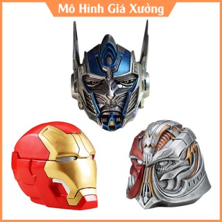 Mô Hình Avenger Đầu Iron Man, Transformer Optimus , Megatron Cao 11-14cm ( Có Thể Làm Gạt Tàn )  - Figure Tượng Avenger