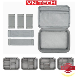 Túi đựng điện thoại và phụ kiện Baona chính hãng, loại cao cấp từ da PU và vải Canvas [Baona BN006]