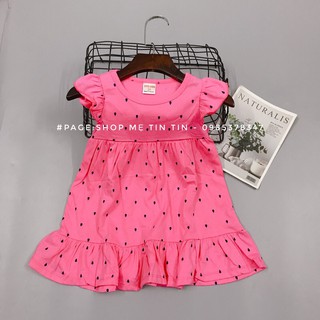 Váy cánh tiên cotton cho bé (hồng.8 đến 18kg)