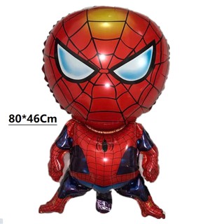 Bóng bay tráng nhôm Người nhện 80*46Cm, bóng bay hình siêu nhân nhện