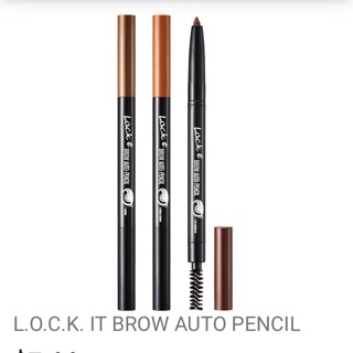 Chì kẻ mày 2 đầu chống nước Lock it brow auto pencil