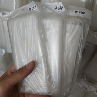 Bộ 3 chiếc ốp lưng cho galaxy j8 2018 silicon trong suốt siêu mỏng(loại tốt)
