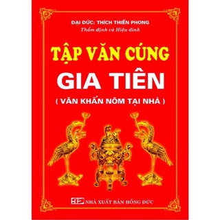 Sách - Tập Văn Cúng Gia Tiên ( Văn Khấn Nôm Tại Nhà )