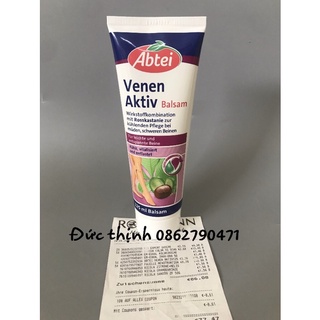 ( Bill Đức ) Kem Bôi Giãn Tĩnh Mạch Abtei Venen Aktiv nội địa Đức - 125ml