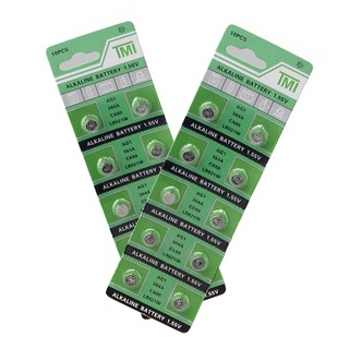 Combo 2 Vỉ 20 viên Pin Đồng Hồ Đeo Tay AG1 / LR621 / 364 / SR621 / 164