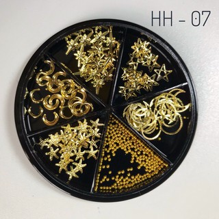 Set 6 Tròn Phụ Kiện Kim Loại