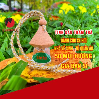 Tinh dầu TRÀM TRÀ treo xe CANIFO - nhập khẩu ẤN ĐỘ kiểm định COA, treo thơm phòng, treo tủ quần áo, khử mùi hiệu quả
