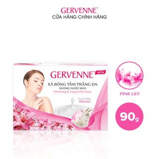 [HB Gift] Xà bông tắm hương nước hoa Gervenne Pink Lily 90gr