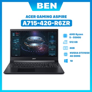 Laptop Acer Aspire 7 Gaming A715 42G R6ZR R5 5500U - NH.QAYSV.003 - Bảo hành 12 tháng