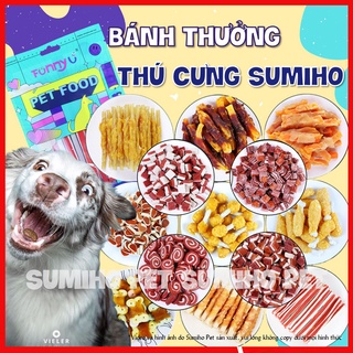 Bánh thưởng cho chó Sumiho bao bì mới (túi 100gr) thức ăn cho chó từ 2 tháng tuổi