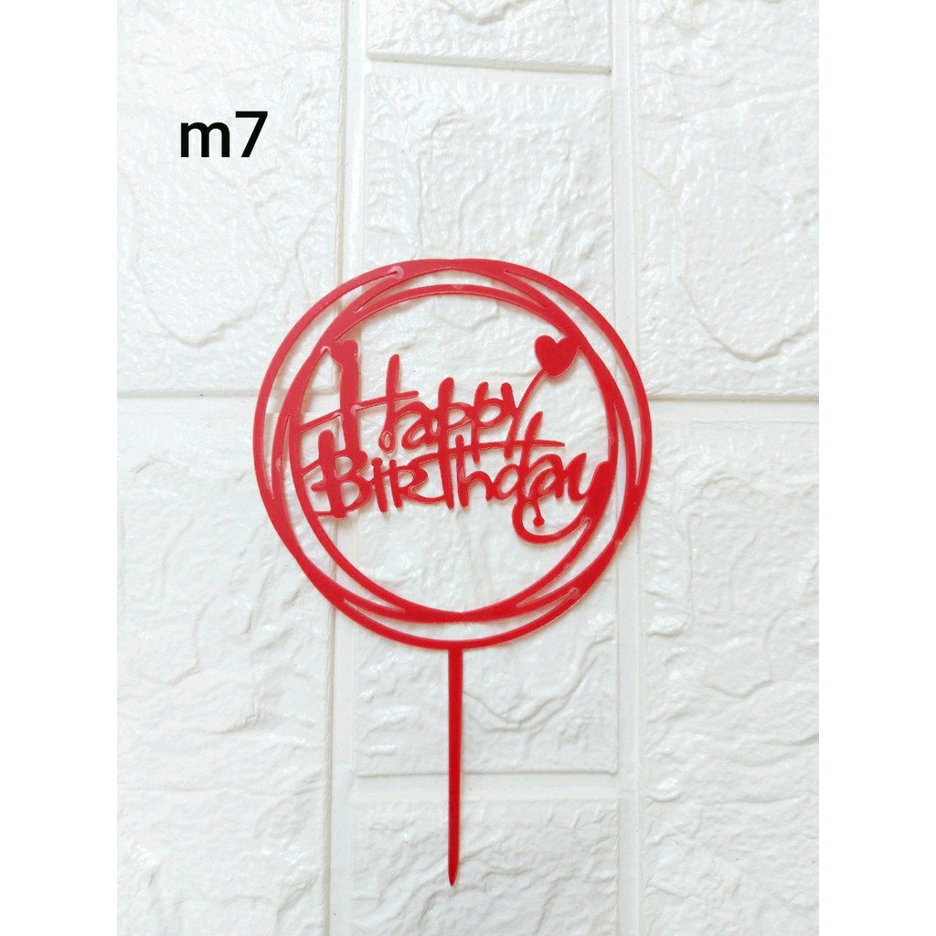 mika tròn đỏ (set 10 cái)